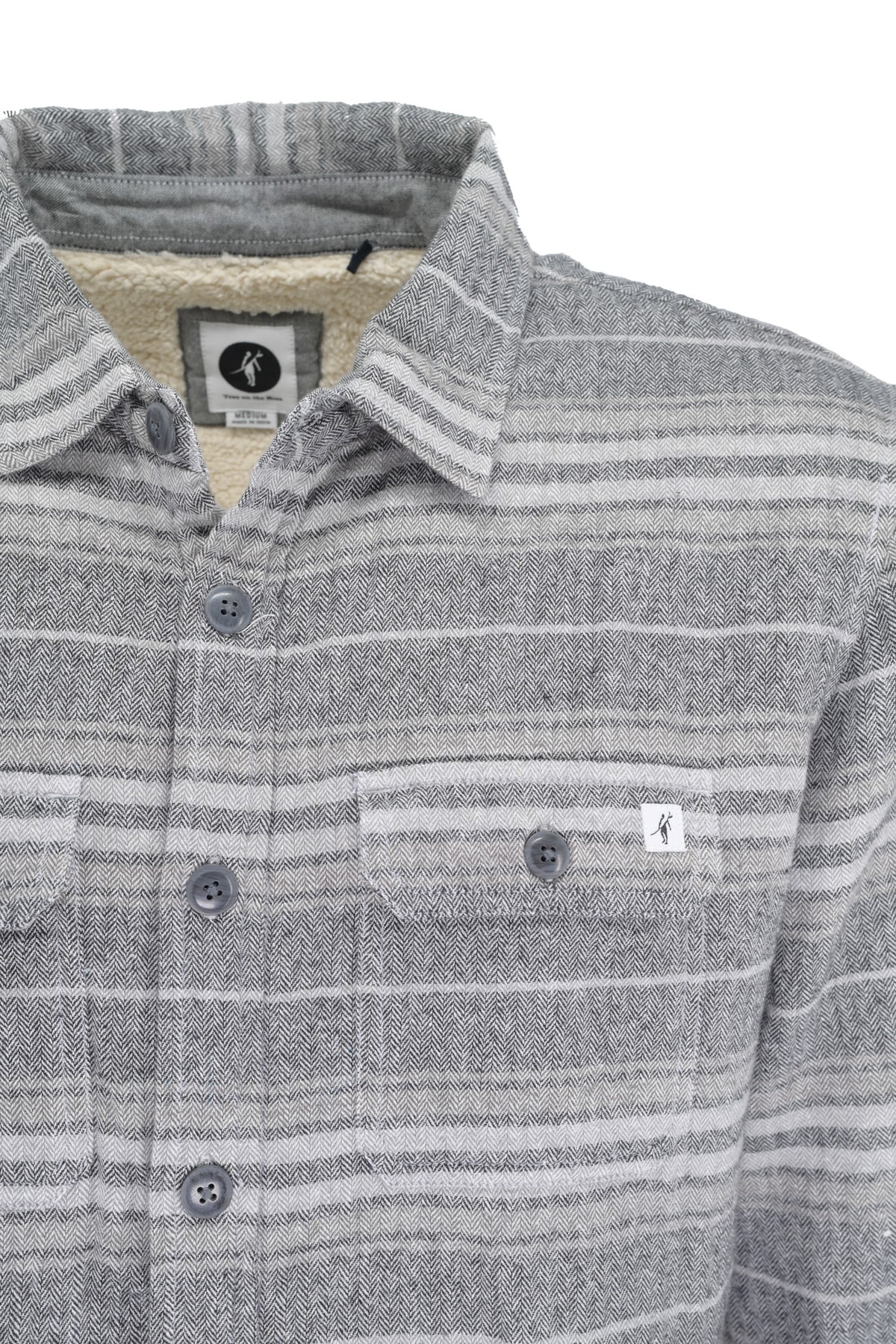 Toes on the Nose Shirt Jacket - Gray