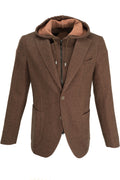 Alberto Zimni Hooded Hybrid - Burnt Orange