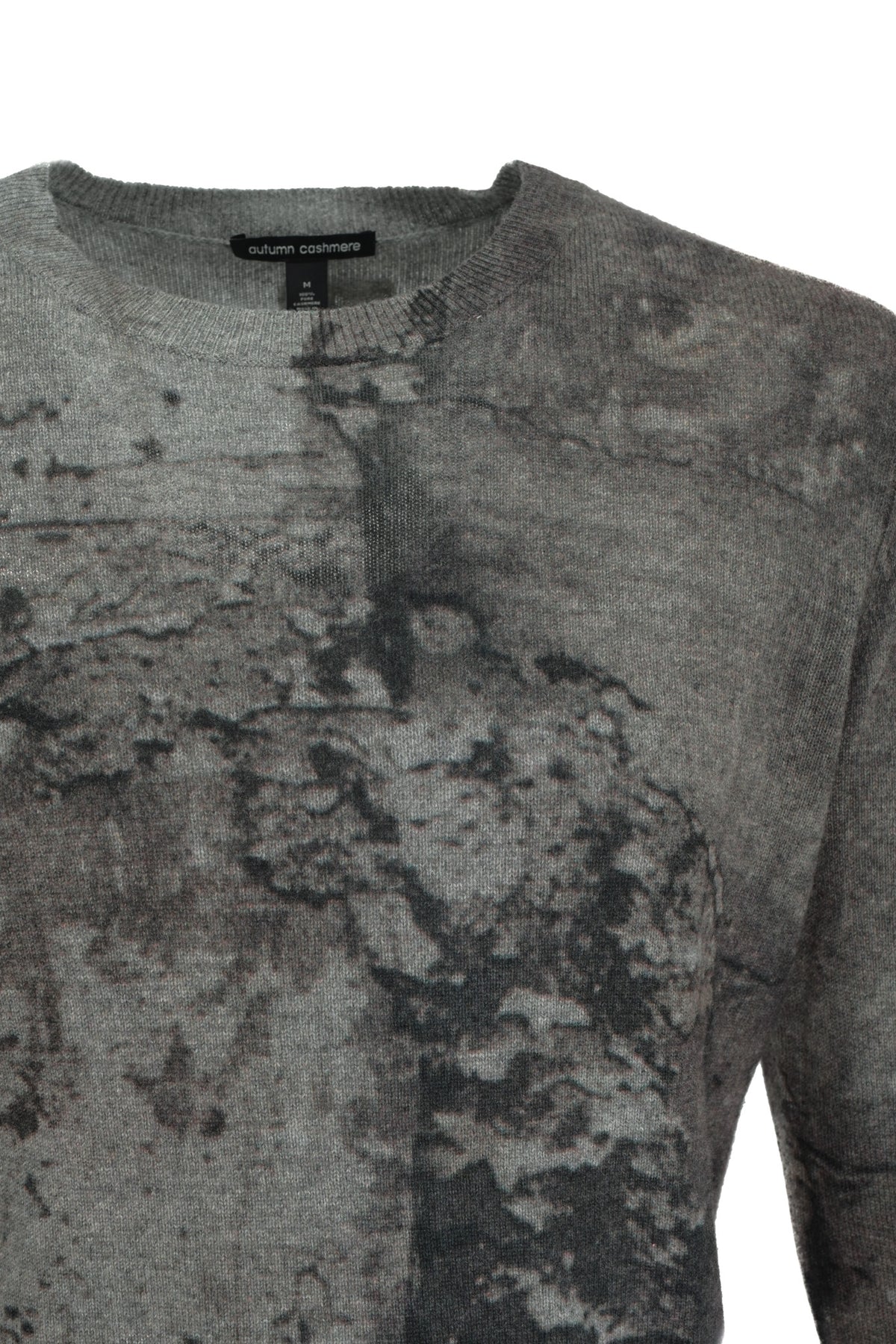 Autumn Cashmere Sweater - Grey Combo