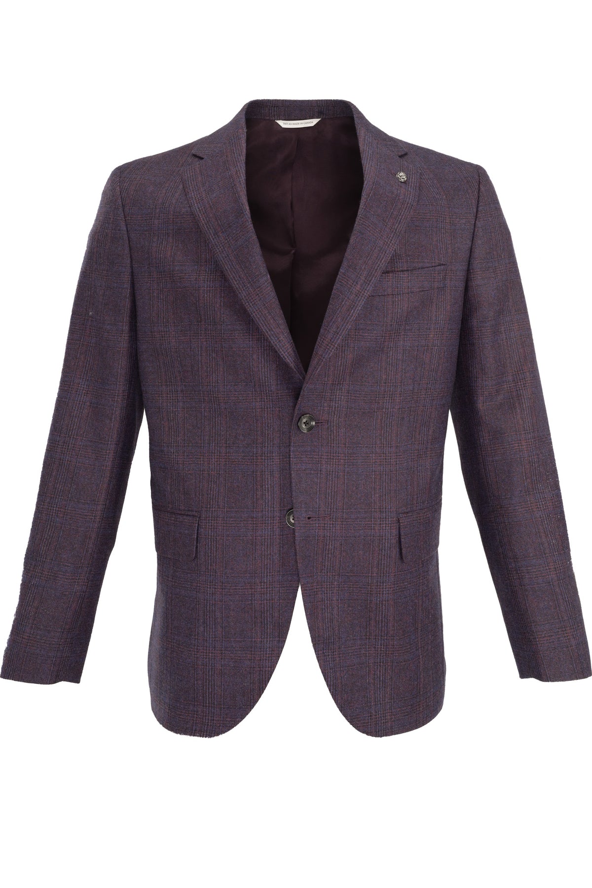Jack Victor Sport Coat - Plaid Plum