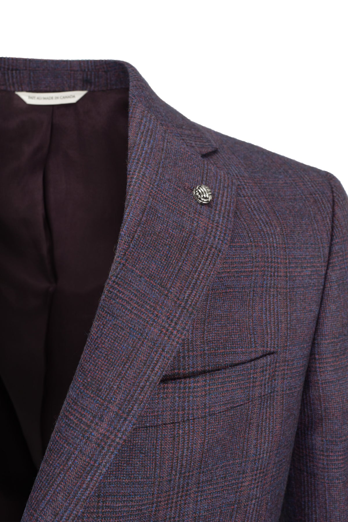 Jack Victor Sport Coat - Plaid Plum