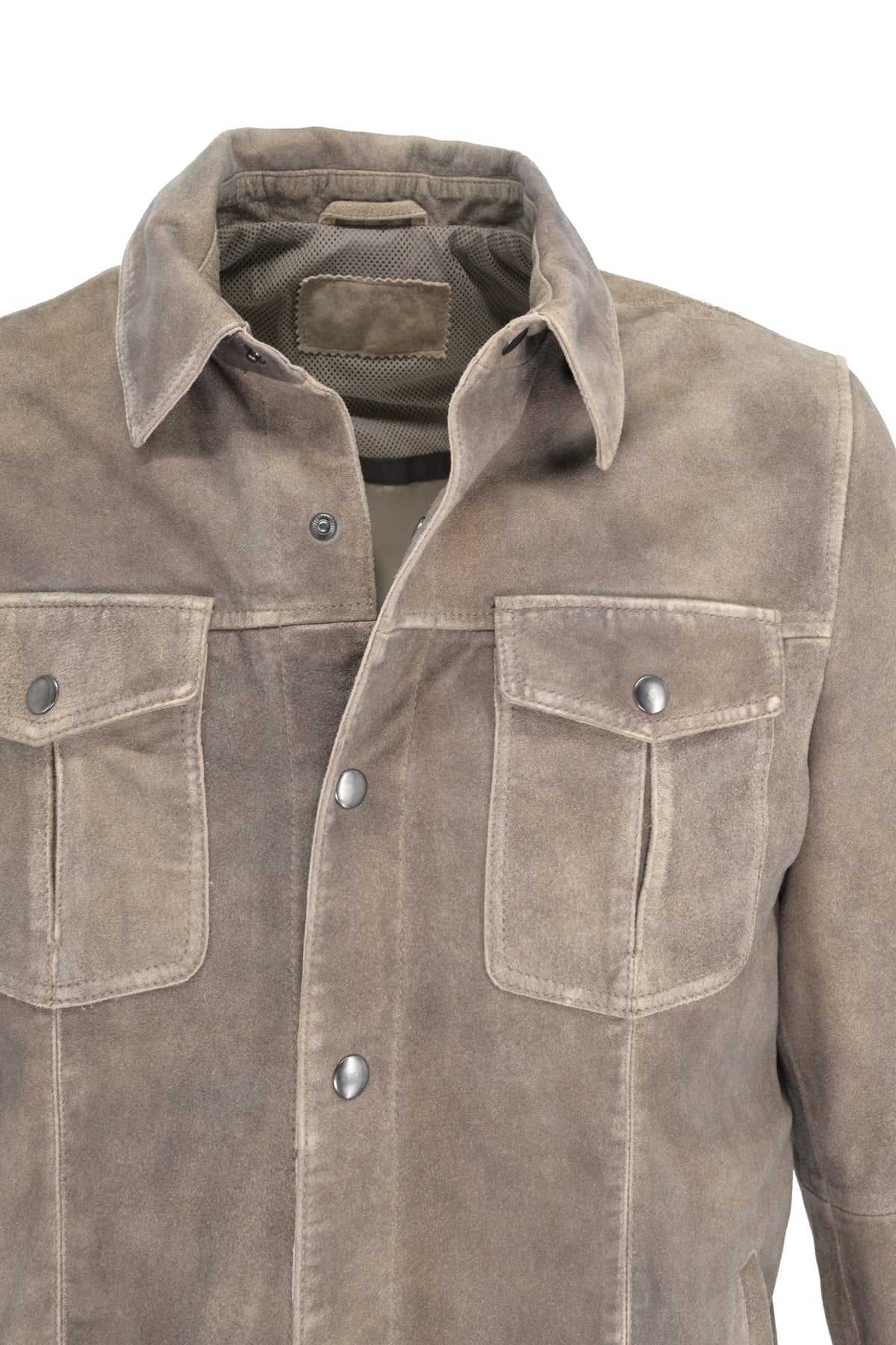 Alberto Zimni Sueded Goat Leather Jacket