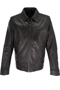 Mauritius Berink Leather Jacket - Anthracite