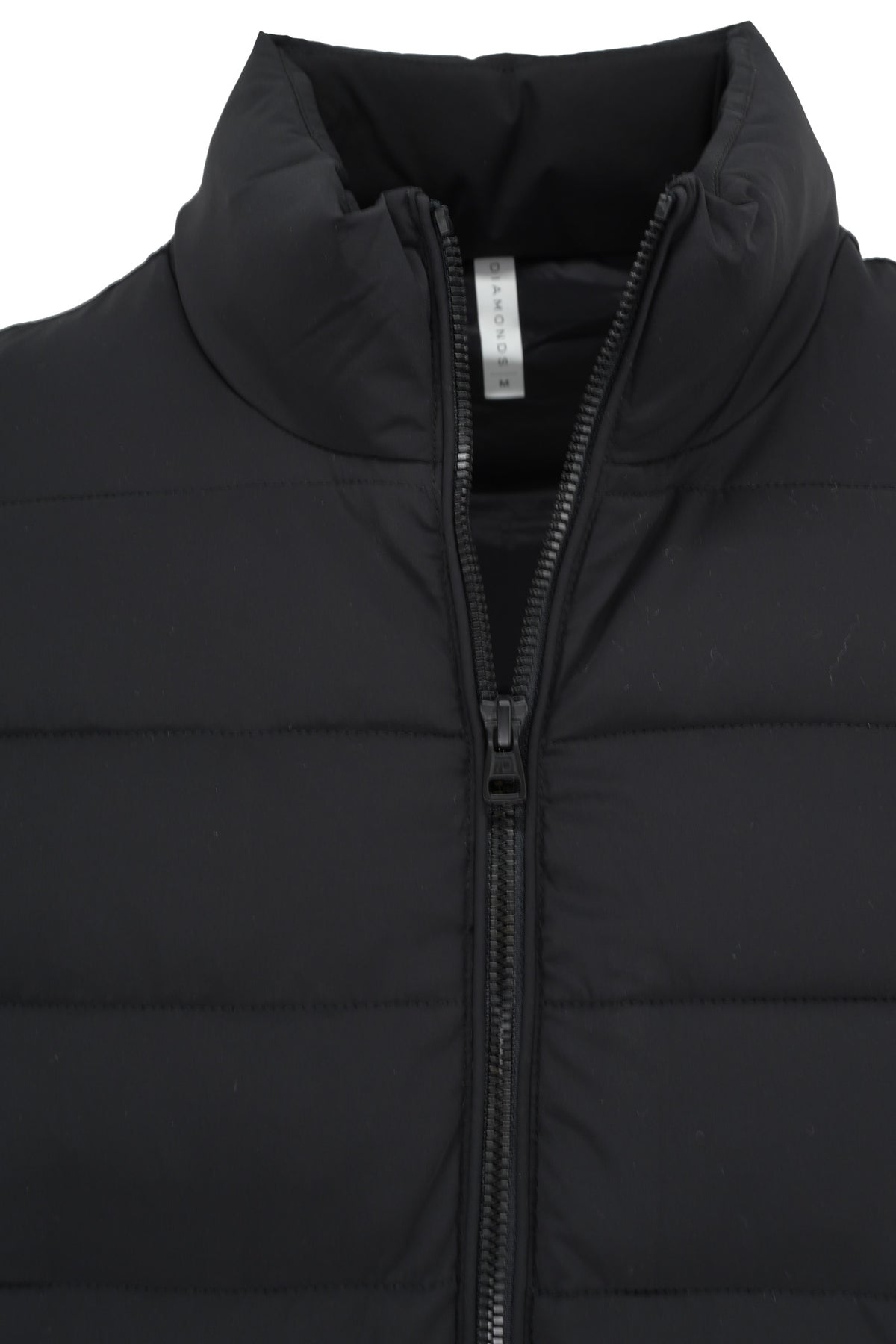 7 Diamonds Padded Jacket - Black