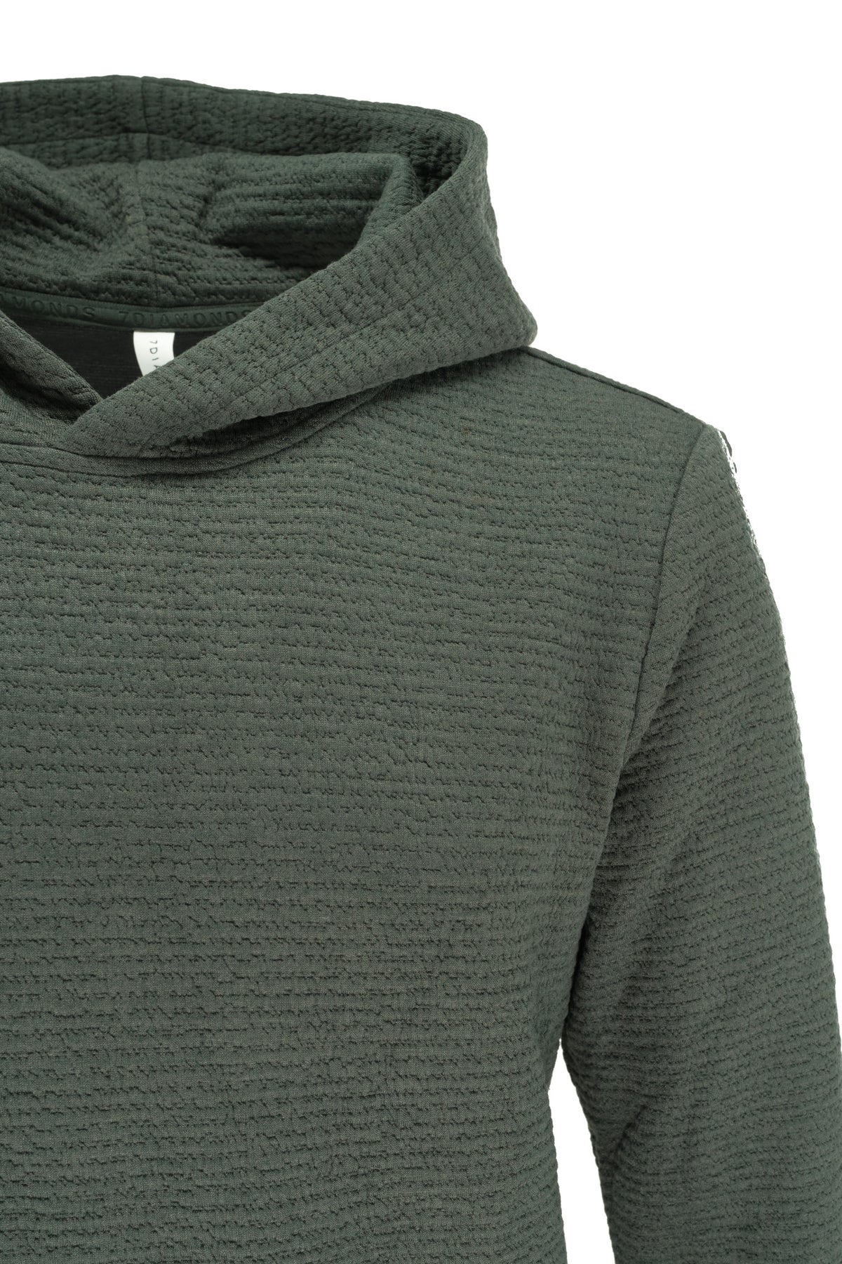 7 Diamonds Hooded Sweater - Basil