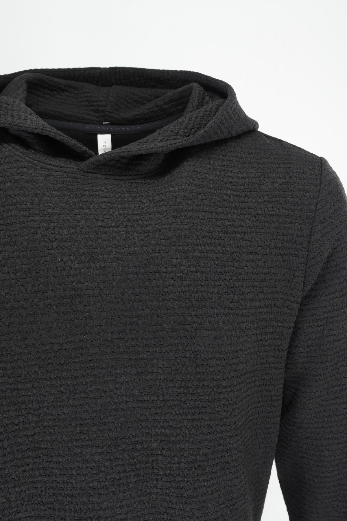 7 Diamonds Hooded Sweater - Black