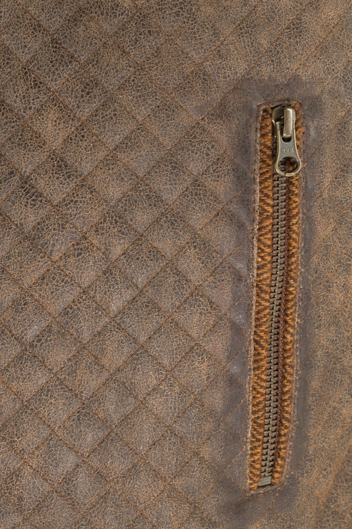 Scully Autumn Vest - Brown / Burnt Orange
