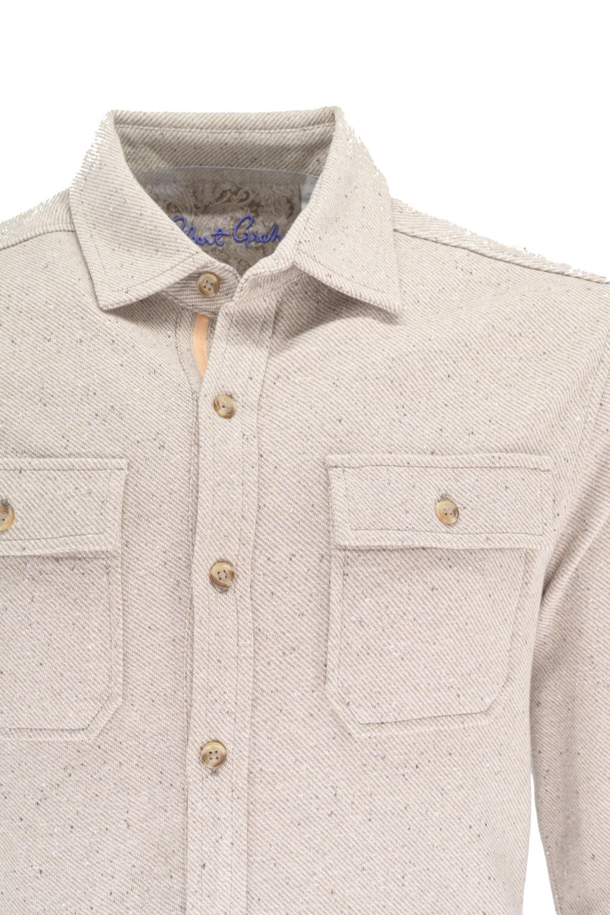 Robert Graham Shirt Jacket - Oatmeal