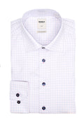 Serica Dress Shirt - Navy / Lavender Check