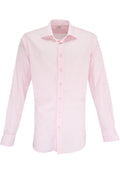 Serica Dress Shirt - Pink Microcheck