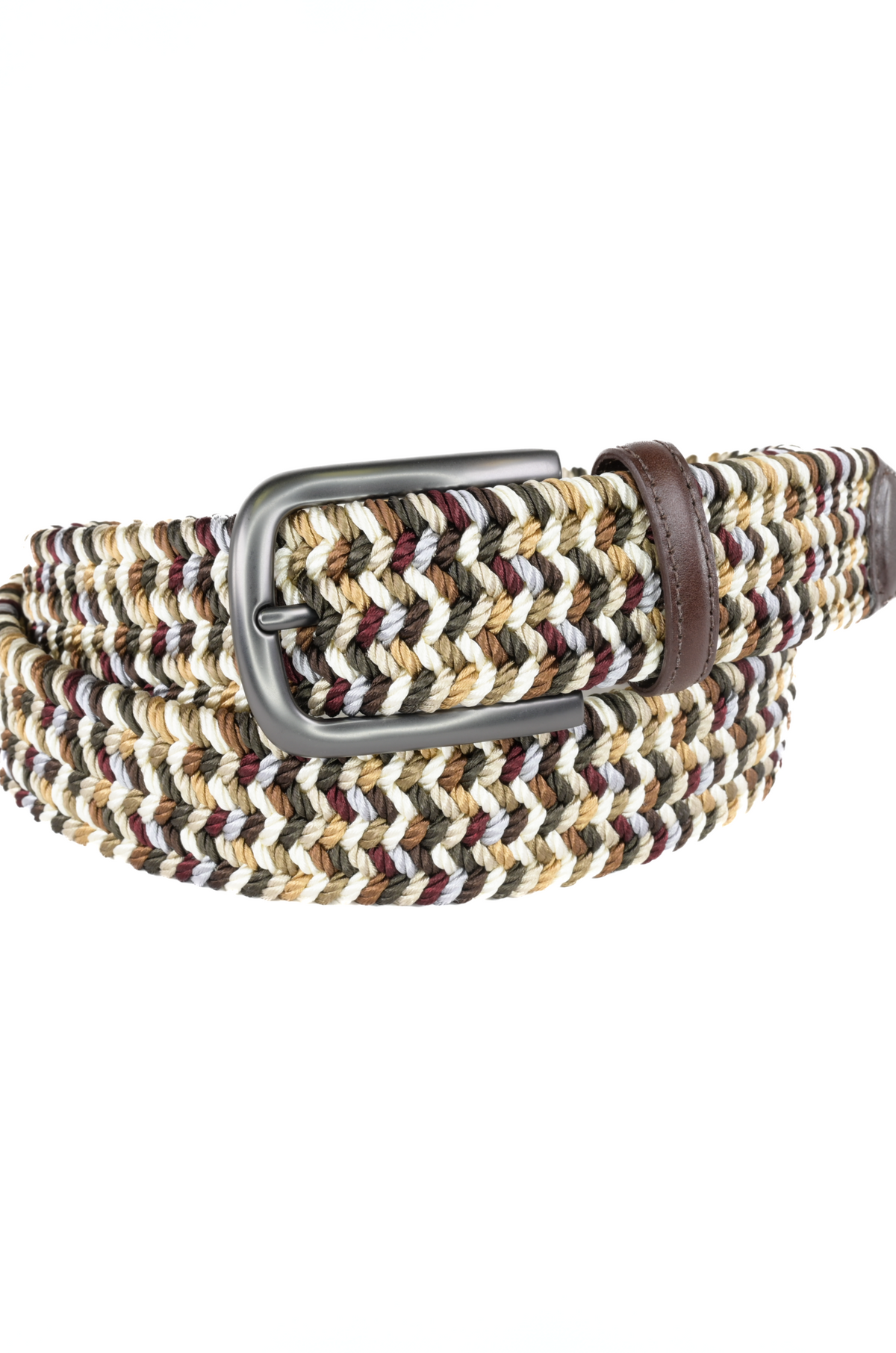 Torino Multi-Color Woven Stretch Belt