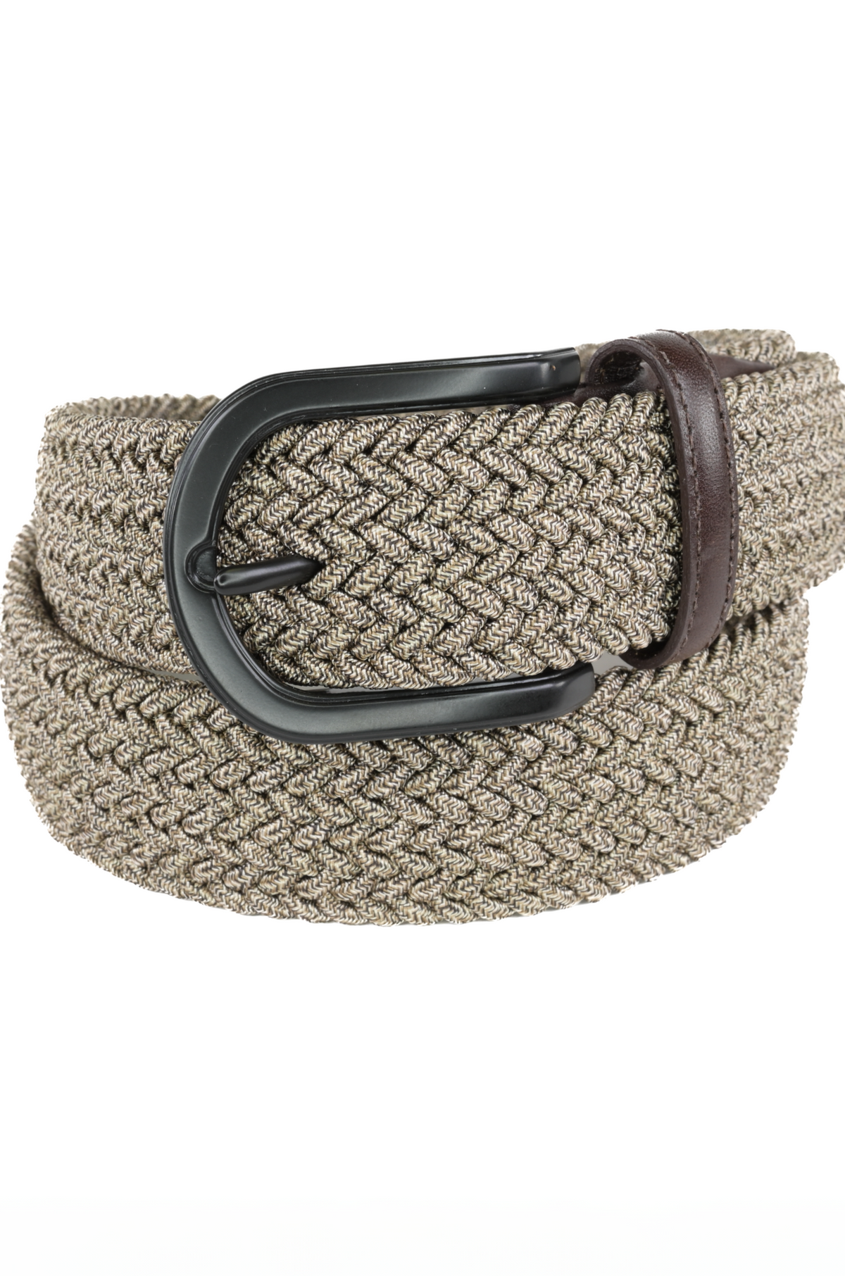 Torino Woven Stretch Belt - Tan