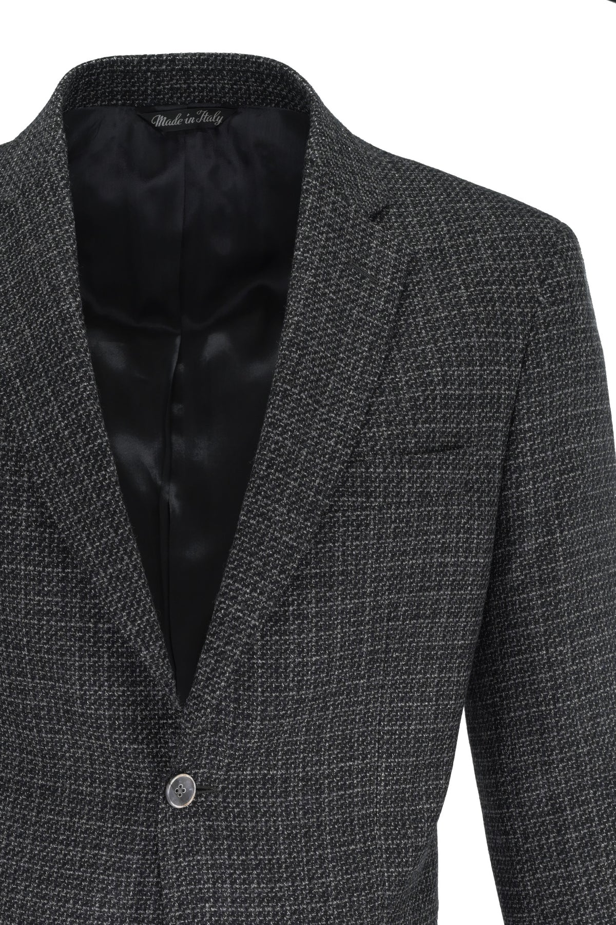 Alberto Zimni Wool Sport Coat - Gray