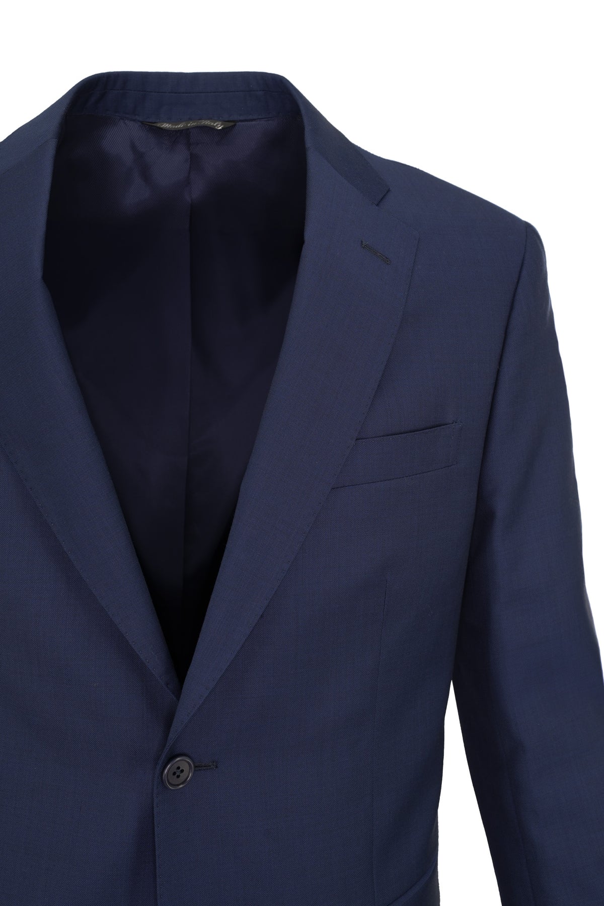 Zenga Wool Suit - Navy