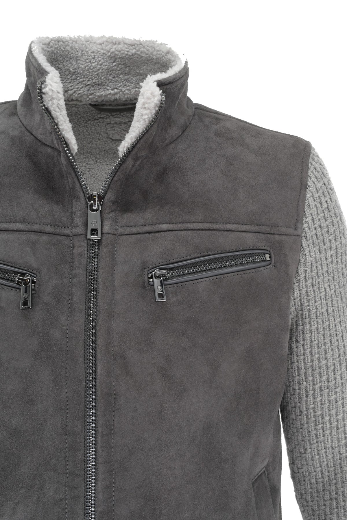 Milestone Two-Tone Jacket - Gray