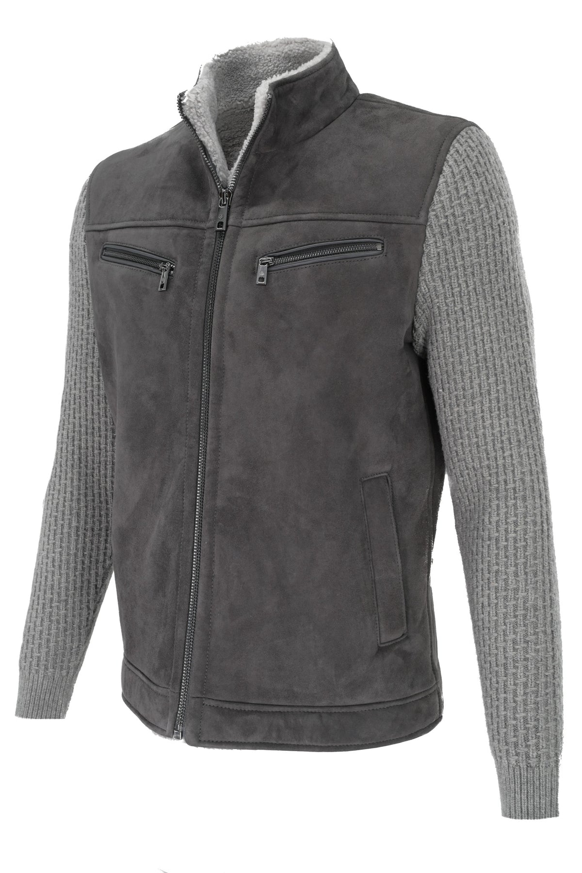 Milestone Two-Tone Jacket - Gray