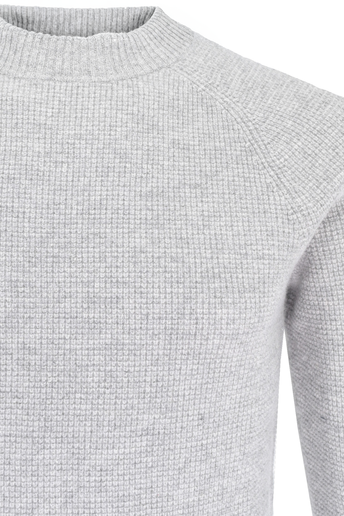 Naadam Cashmere Waffle Sweater - Cement