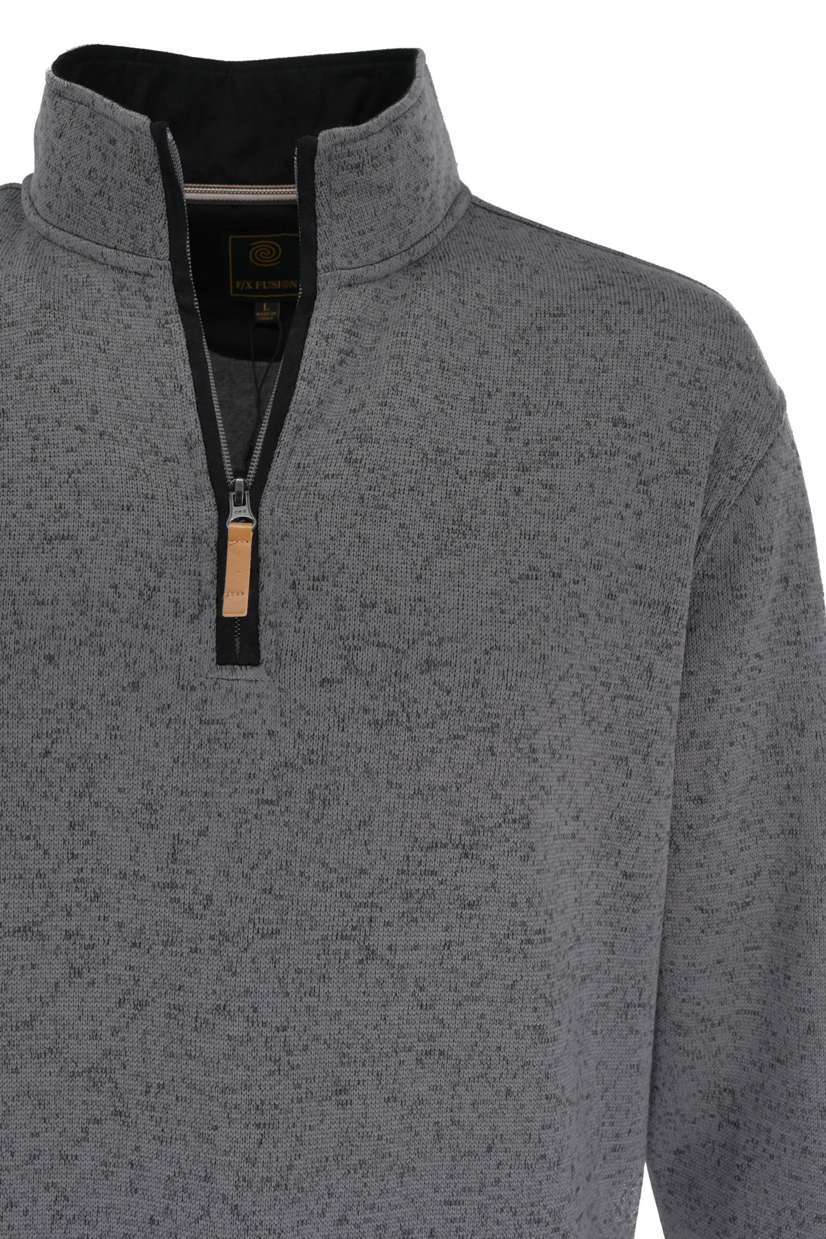F/X Fusion Speckled Sweater - Dark Gray