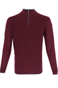 Raffi Wool-blend Sweater - Bordeaux