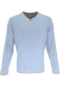 Nicoby Henley Sweater - Blue