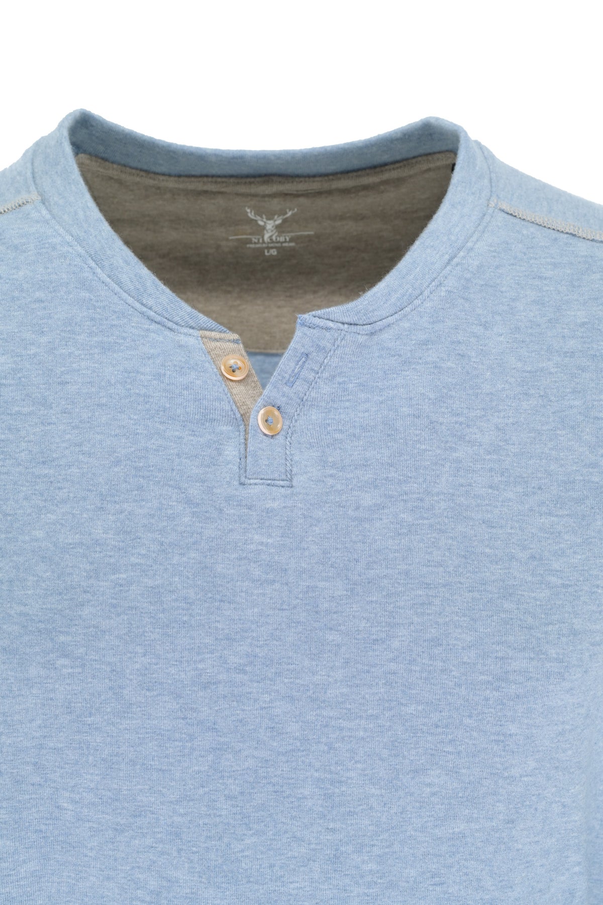 Nicoby Henley Sweater - Blue