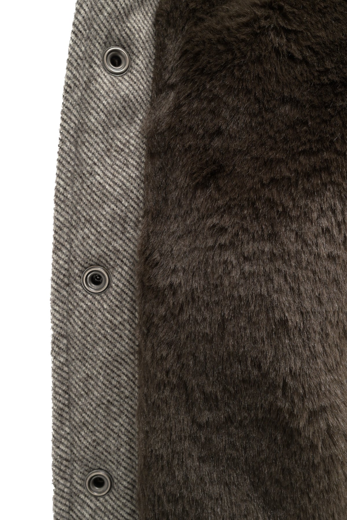 Nicoby Diagonal Striped Jacket - Brown