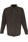 Nicoby Shirt Jacket - Chevron Brown