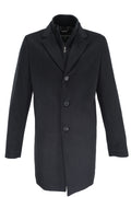 Lief Horsens Hybrid Overcoat - Black
