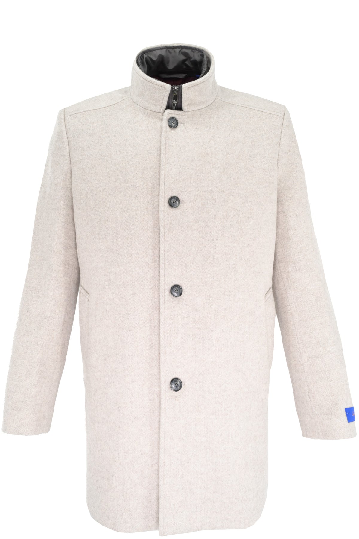 Giles & Jasper Hybrid Overcoat - Stone