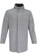 Enzo Car Coat - Ace Gray