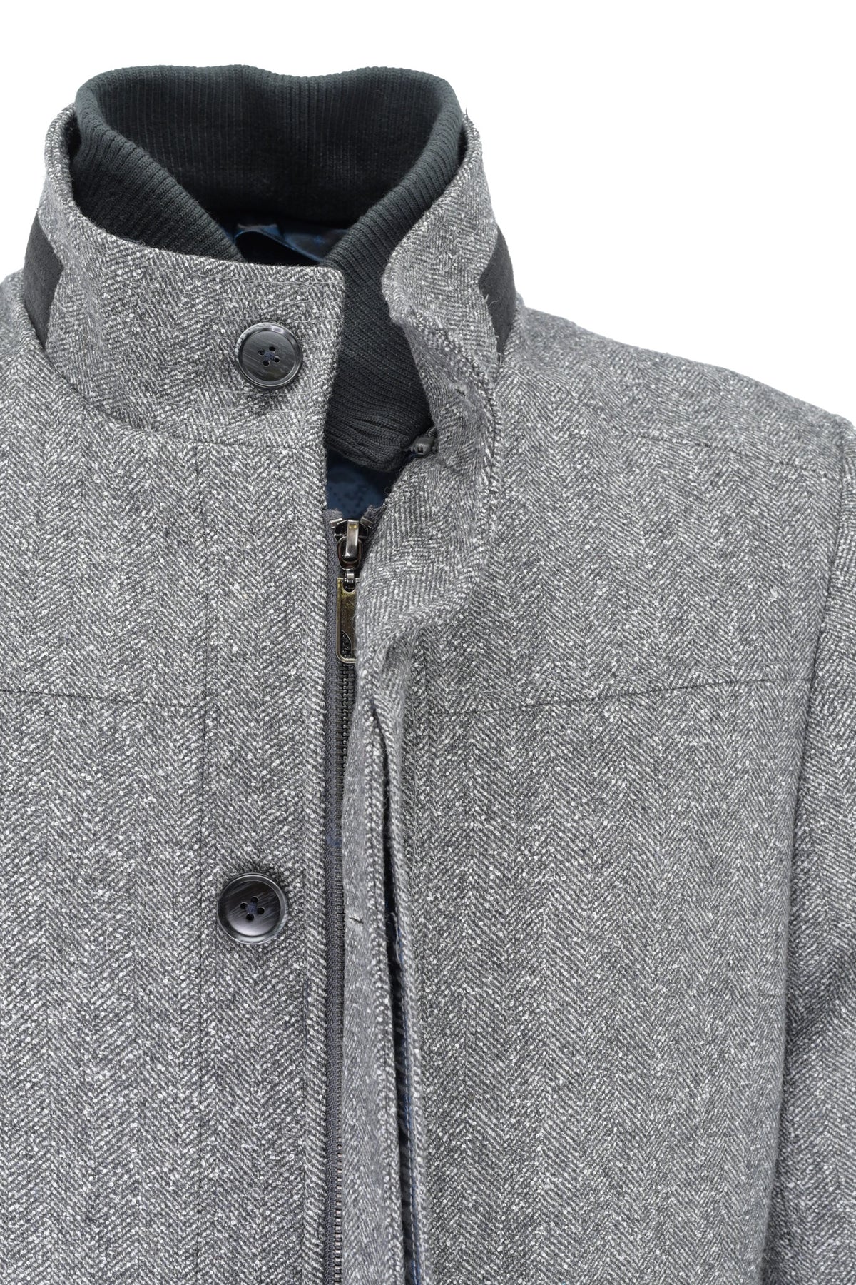 Enzo Car Coat - Ace Gray