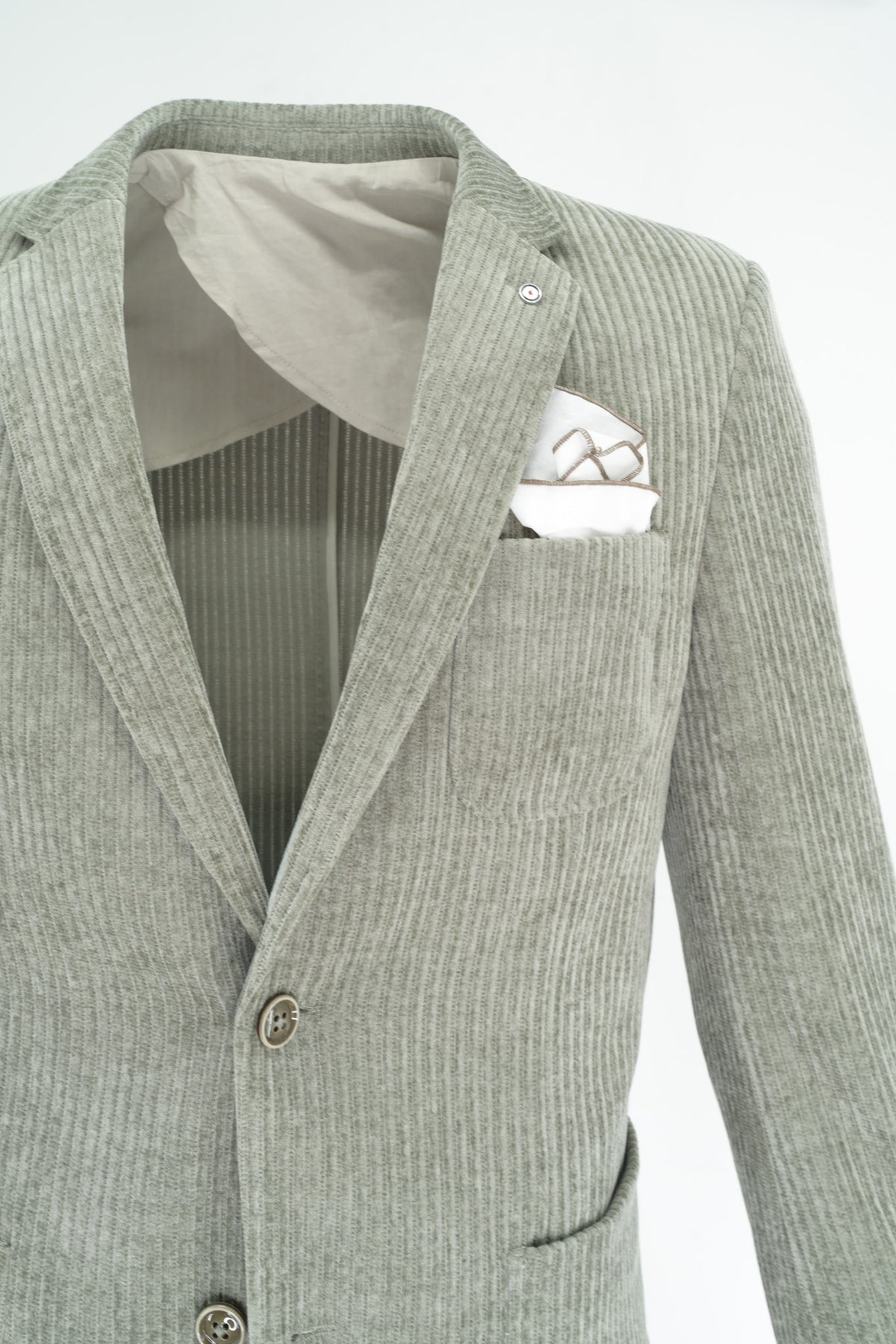 Blue Industry Fall Sport Coat - Green