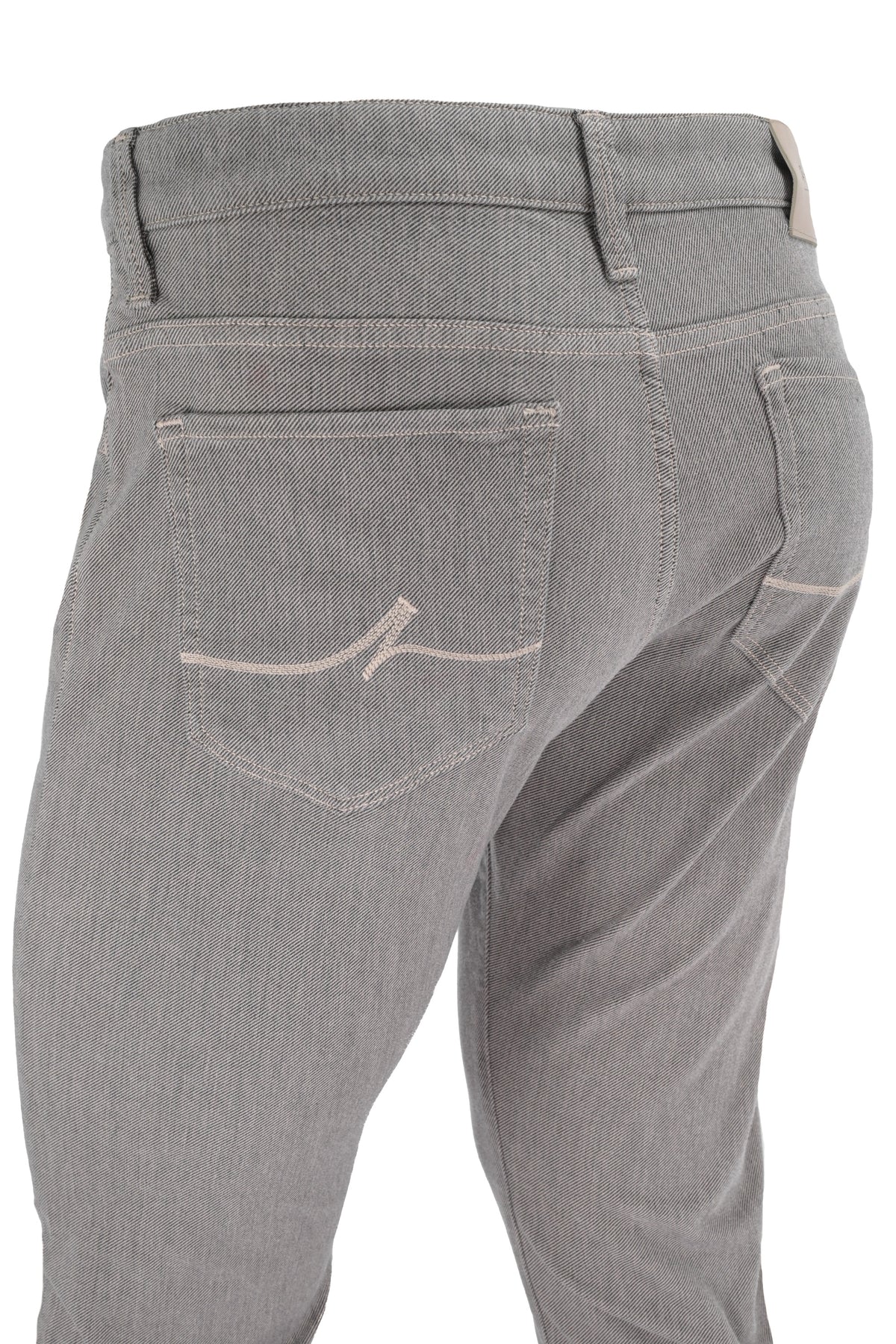34 Heritage Cotton Pants - Diagonal Dove Gray