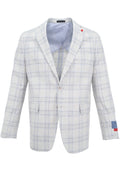 TailoRed Guabello Sport Coat - Light Grey/Blue
