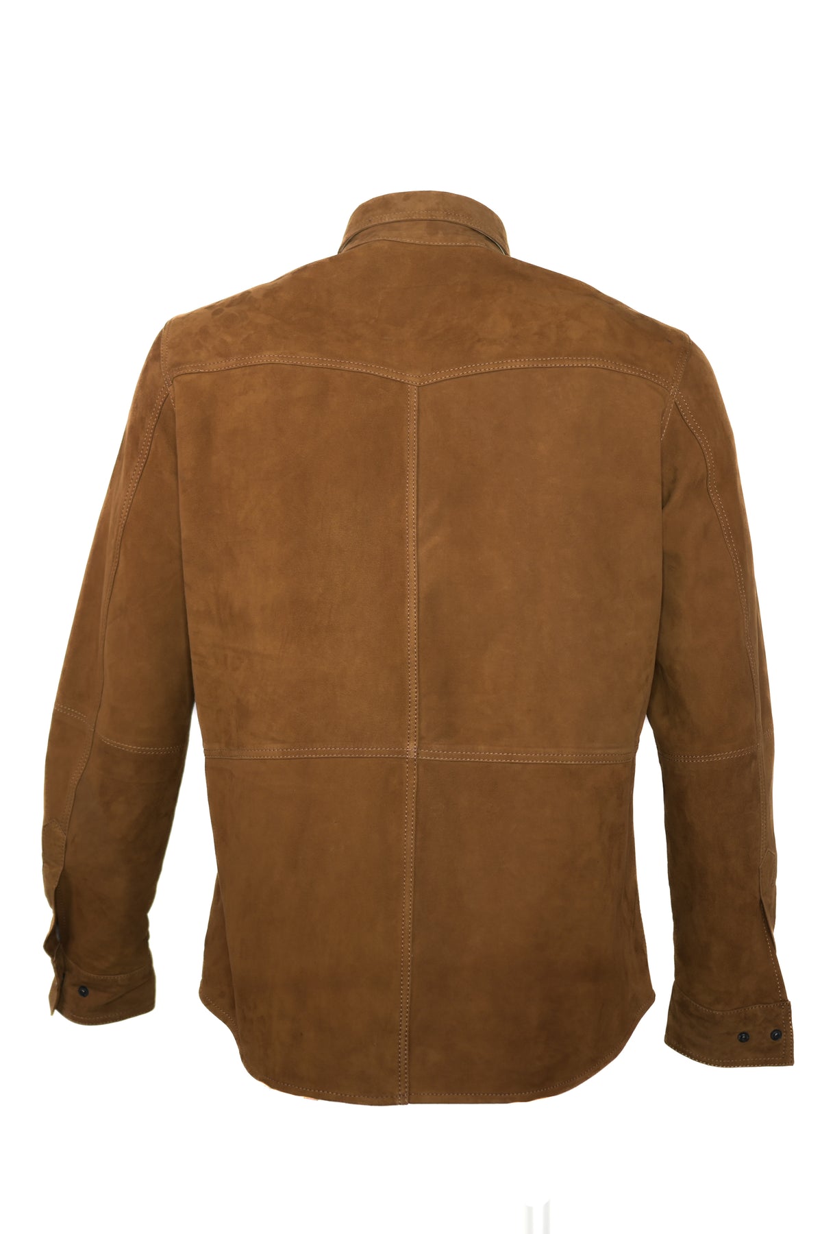 Regency Gem Suede Leather Shirt Jacket
