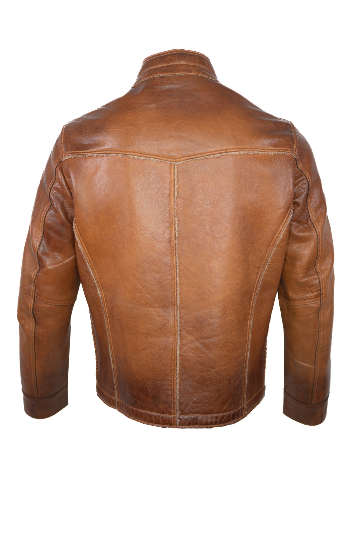 Scully Fleece-Lined Leather Jacket