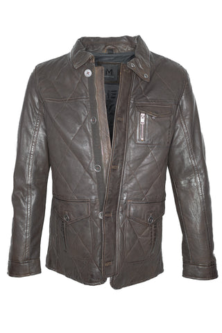 Mauritius Quilted Leather Jacket
