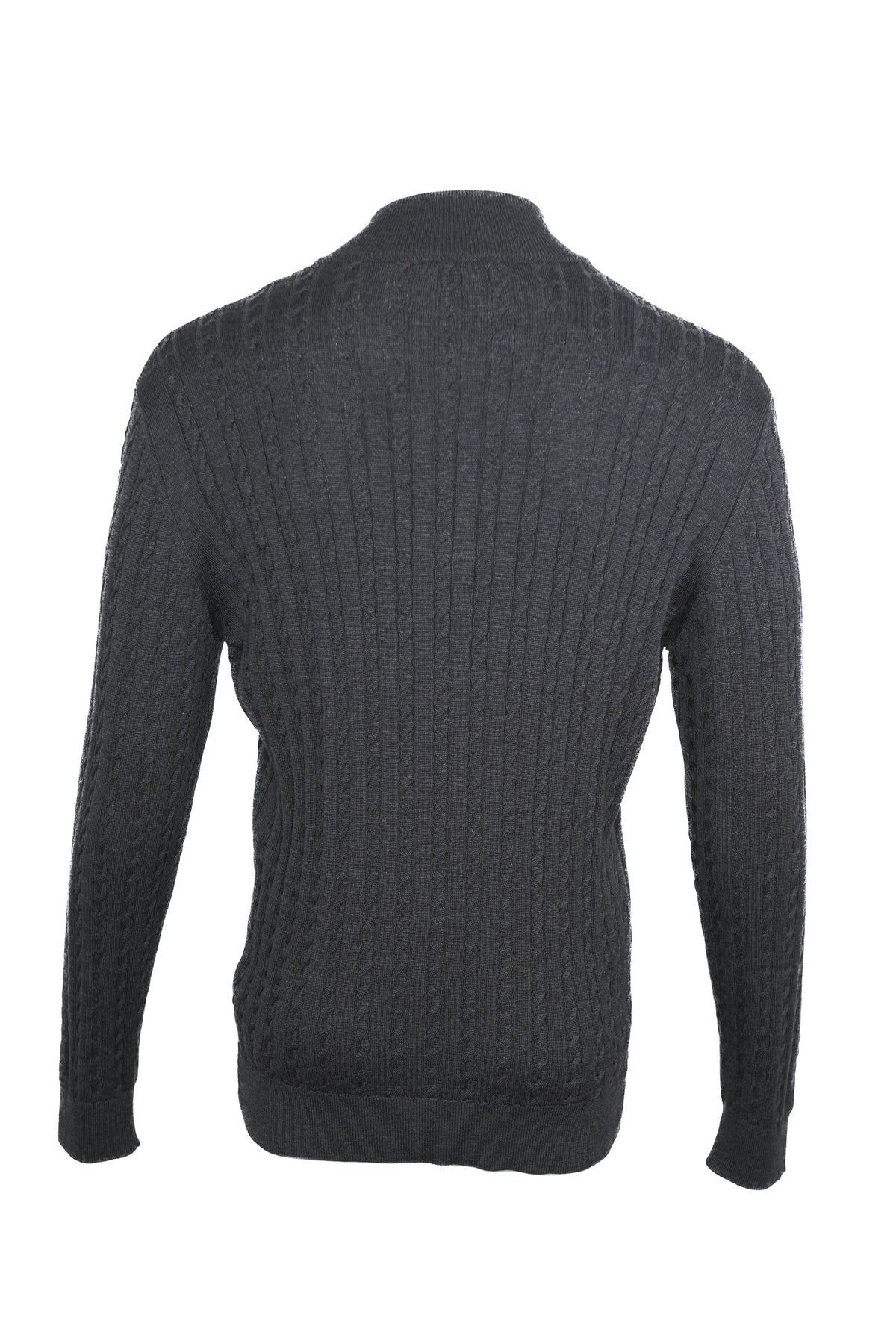 Luchiano Visconti 1/4 Zip Sweater Gray