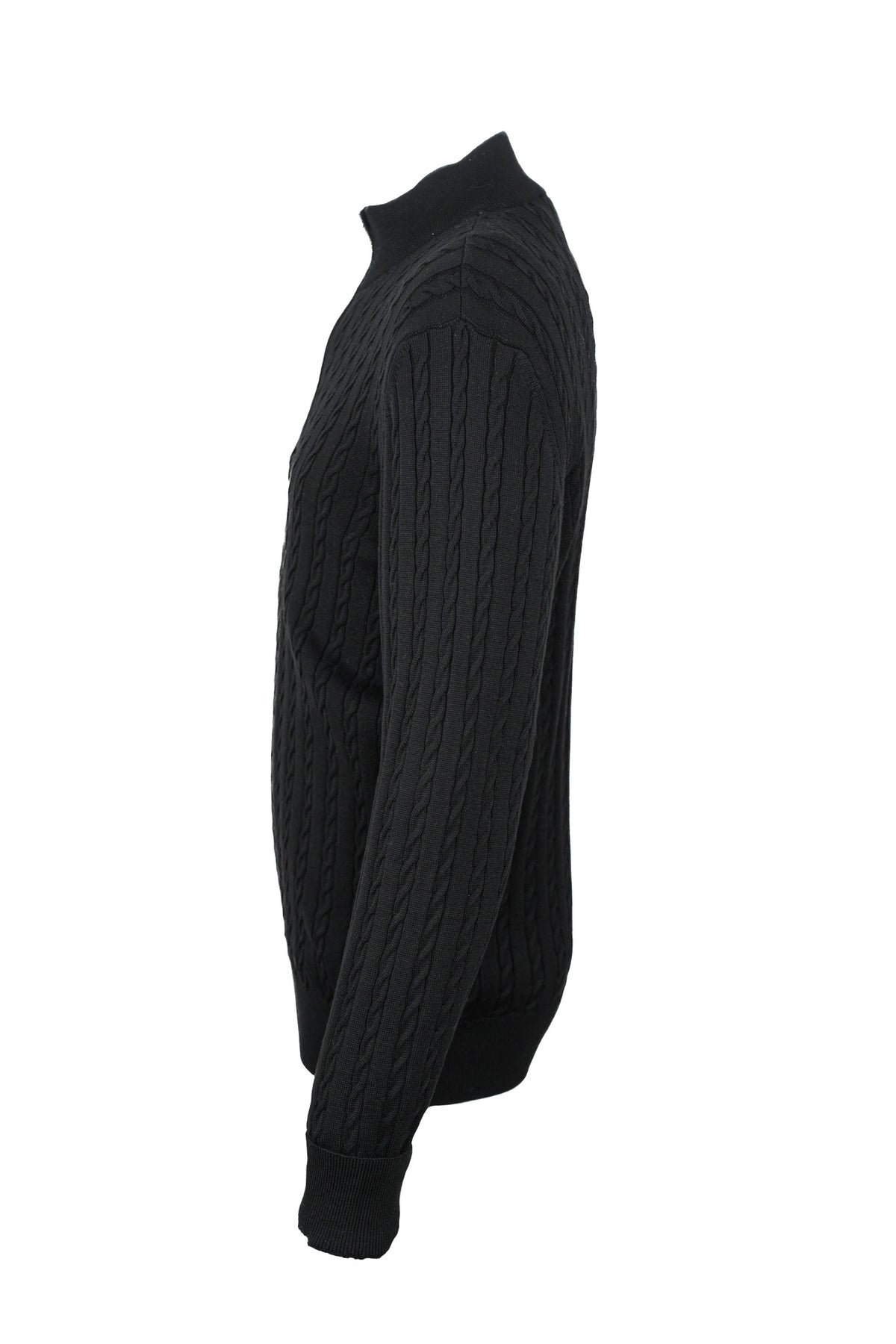 Luchiano Visconti 1/4 Zip Sweater Black