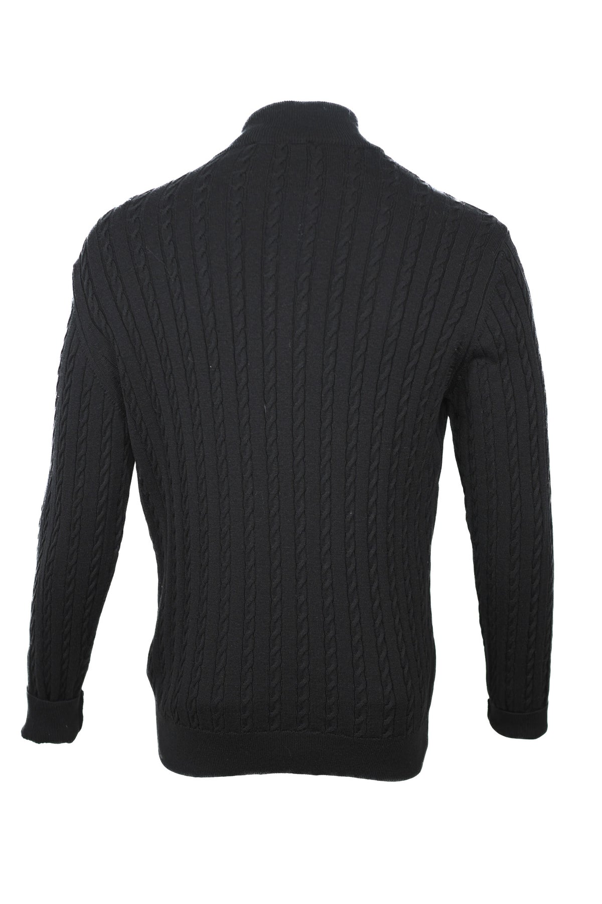 Luchiano Visconti 1/4 Zip Sweater Black