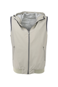 Luchiano Visconti Hooded Vest Beige