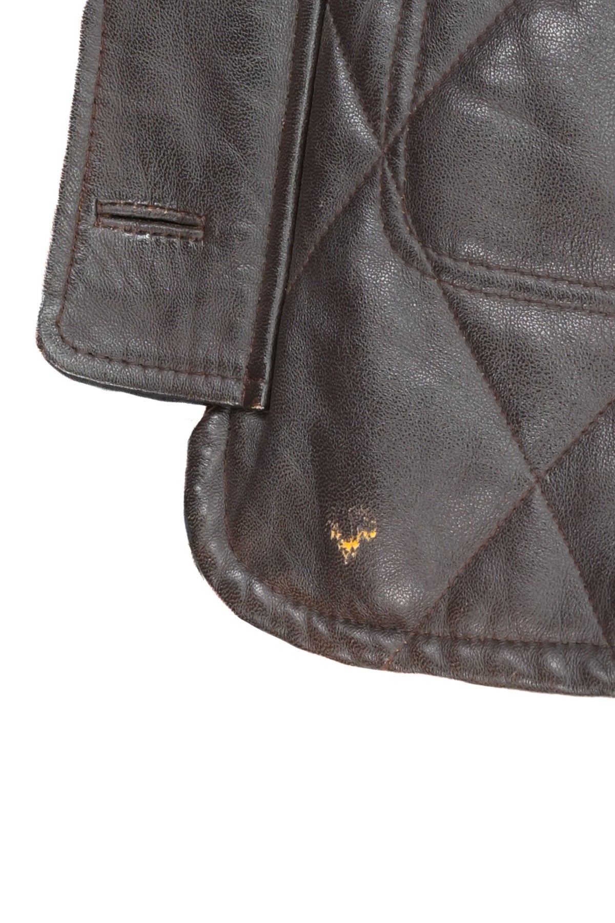 Mauritius Damaged Quilted Leather Jacket