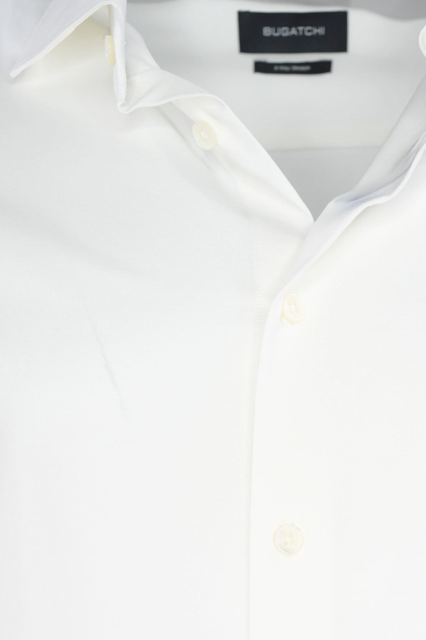 bugatchi white dress shirt James Solid OoohCotton Shirt White / 3XL
