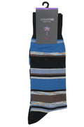 Bugatchi Multitrack Striped Socks