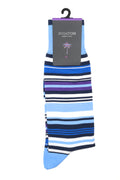 Bugatchi Multitrack Striped Socks