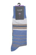 Bugatchi Multitrack Striped Socks