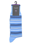 Bugatchi Multitrack Striped Socks