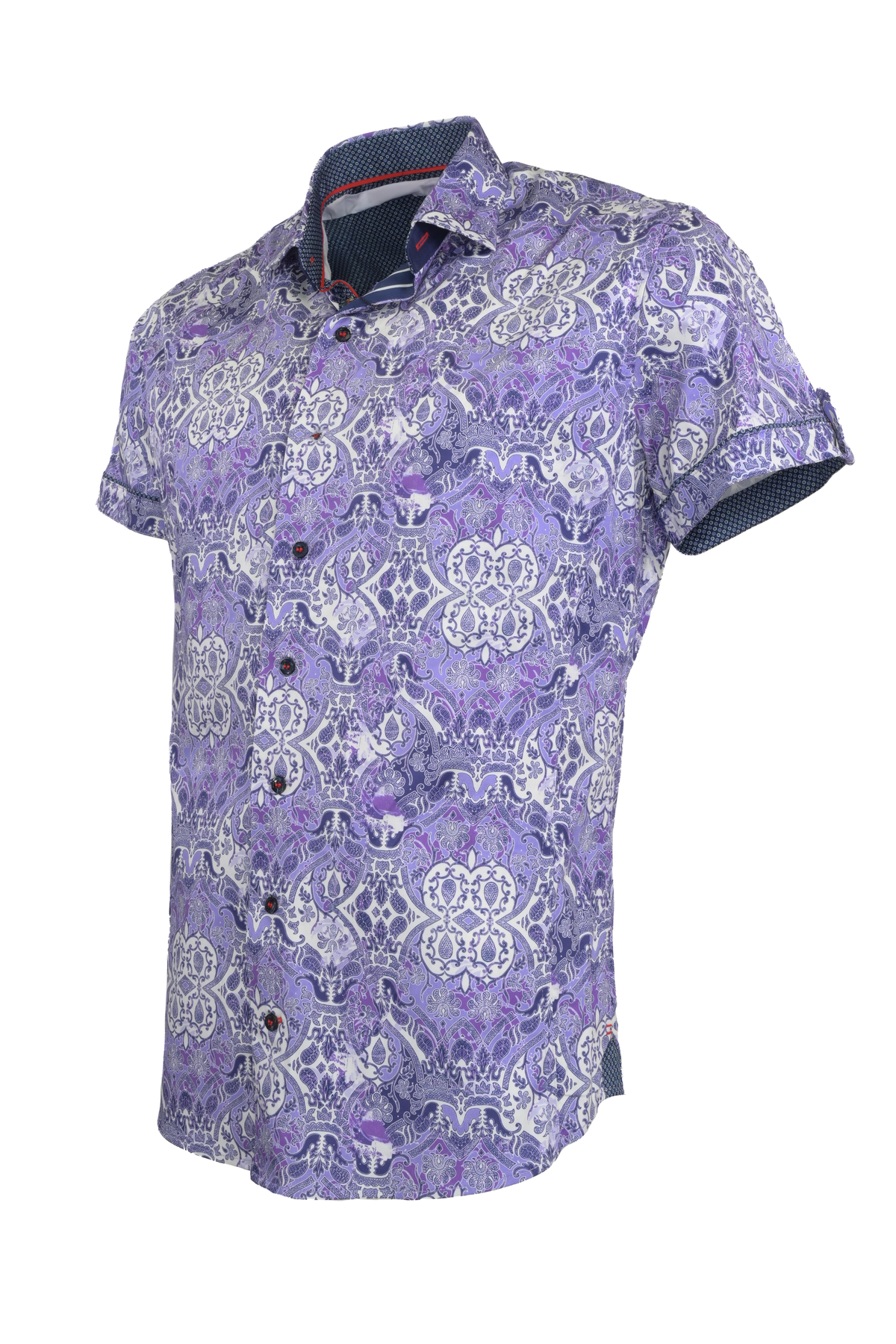 Au Noir Tacoma Short Sleeve Shirt Lavender
