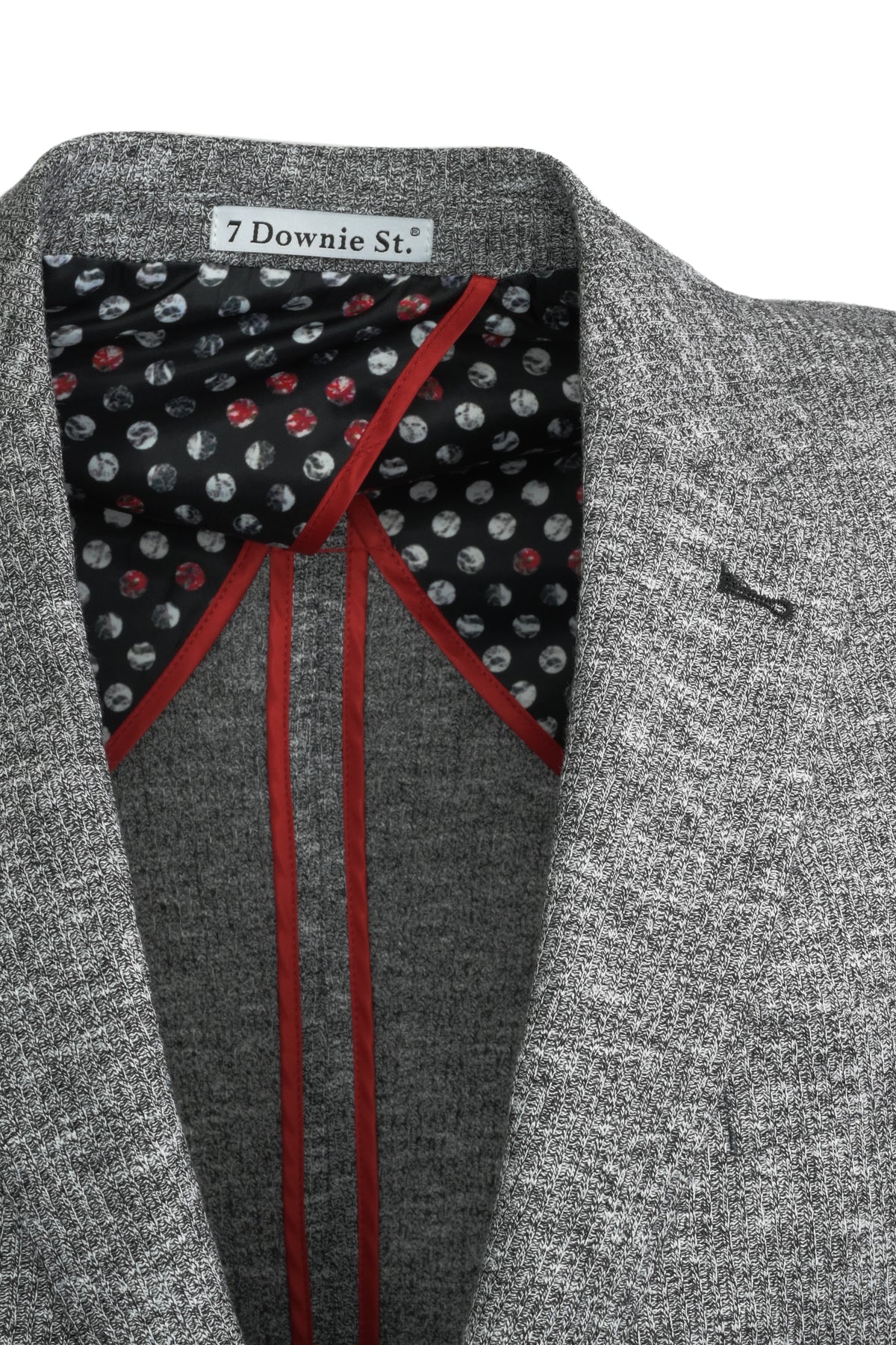 7 Downie St. Arlington Grey Knit Sport Coat