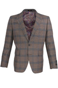 Tiglio Lanificio Di Biella Sport Coat - Brown Plaid